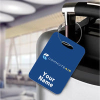 Thumbnail for CommuteAir aviation design acrylic luggage tag, durable acrylic construction.