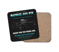 Thumbnail for DJI Matrice 300 RTK design on black 1 piece coaster