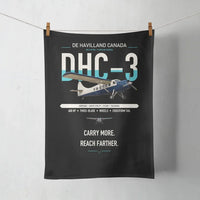 Thumbnail for DHC-3 Otter design on black towel