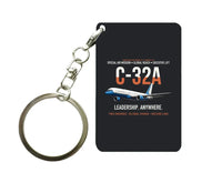 Thumbnail for C-32A SPECIAL AIR MISSION Key Chain design on black key chain
