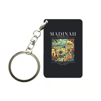Thumbnail for MADINAH - Poster - Key Chain - Black