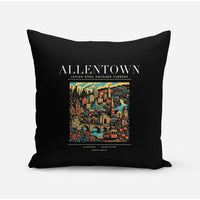 Thumbnail for ALLENTOWN - Poster - Pillow - Black