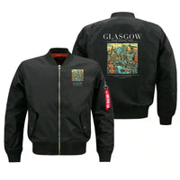 Thumbnail for GLASGOW - Poster - Bomber Jacket - Black