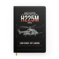 Thumbnail for Airbus Helicopters H225M Caracal design on black notebook