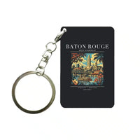 Thumbnail for BATON ROUGE - Poster - Key Chain - Black