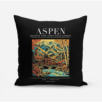 Thumbnail for ASPEN - Poster - Pillow - Black