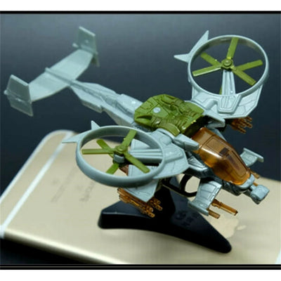 Scorpion (Avatar) Attack Aircraft (Scorpion) Airplane Assembly Model Puzzle Building Mini Plastic Random color aviation theme.
