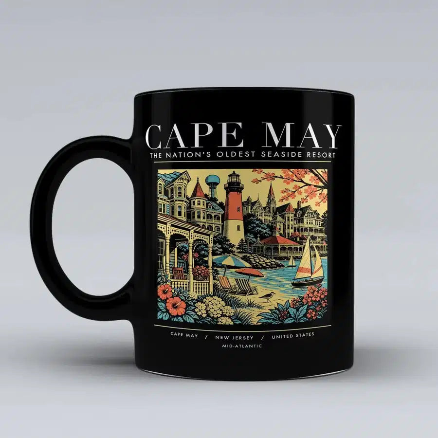 CAPE MAY - Poster - Mug - Black