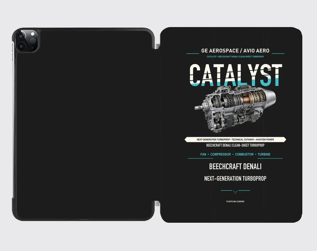 CATALYST design on black ipad tablet case