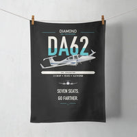 Thumbnail for Diamond DA62 design on black towel