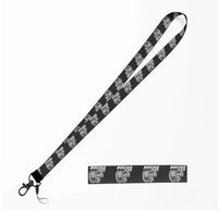 Thumbnail for Boeing 737+Text & CFM LEAP-1 Engine lanyard - black