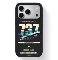 Thumbnail for Boeing 737-900ER design on black magsafe iphone case