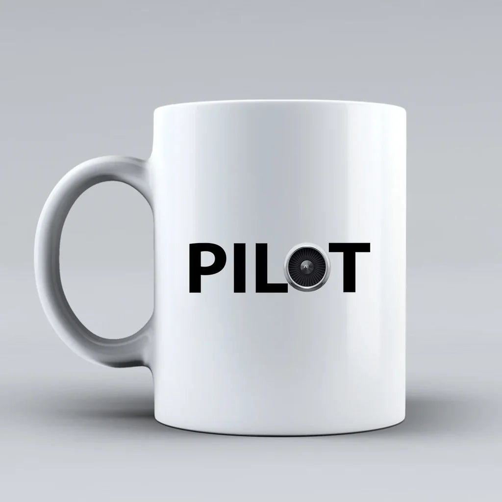 Customisable Pilot & Jet Engine Mug - view 2