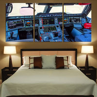 Thumbnail for Airbus A350 Cockpit canvas - 3 Pieces