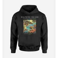 Thumbnail for MAGNETIC ISLAND - Poster - Premium Hoodie - Black