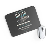 Thumbnail for BR710 design on black rectangle mouse pad