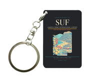 Thumbnail for Lamezia Terme International Airport (SUF) design on black key chain