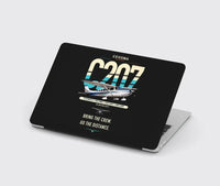 Thumbnail for Cessna T207A Stationair 8 design on black MacBook case