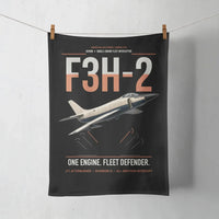 Thumbnail for F3H-2 Demon design on black towel