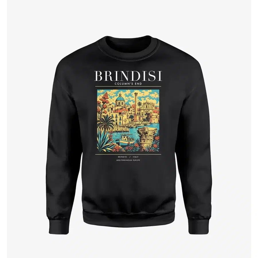 BRINDISI - Poster - Sweatshirt - Black