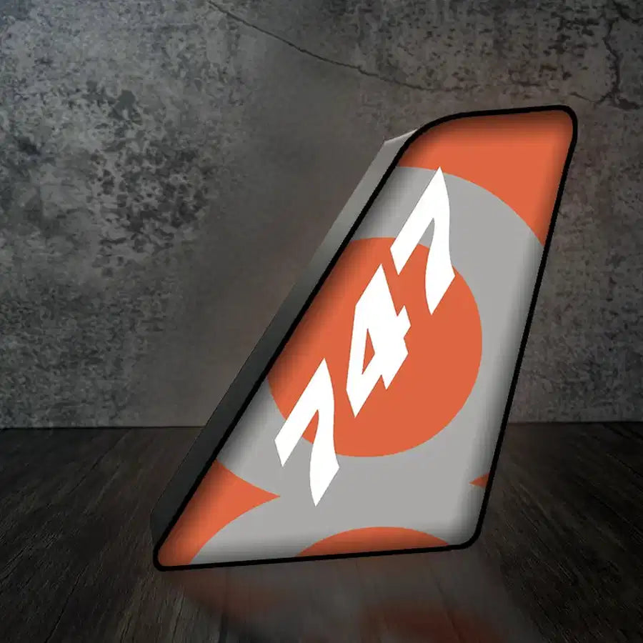 B747-8 Led Aircraft Tail aviation art 3D aircraft tail lamp in premium acrylic with LED.