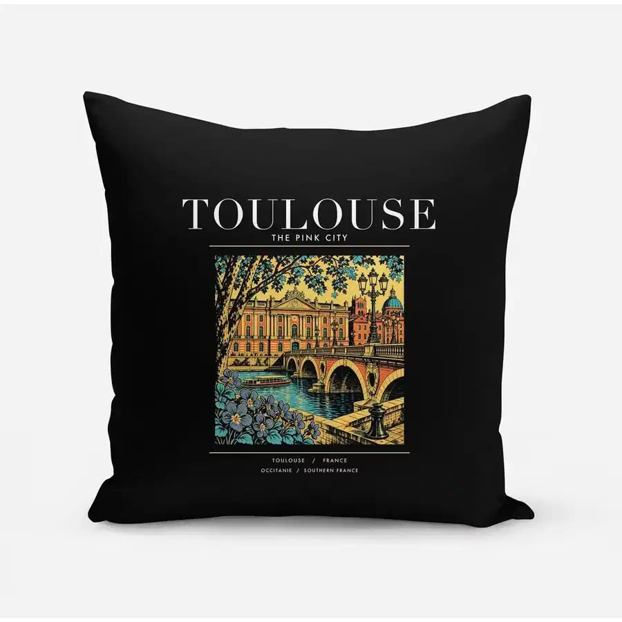 TOULOUSE - Poster - Pillow - Black