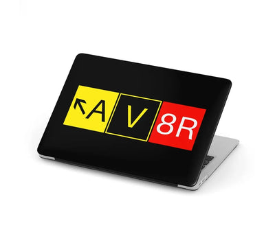 AV8R aviation themed MacBook case for MacBook.