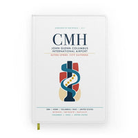 Thumbnail for John Glenn Columbus International Airport (CMH) design on white notebook