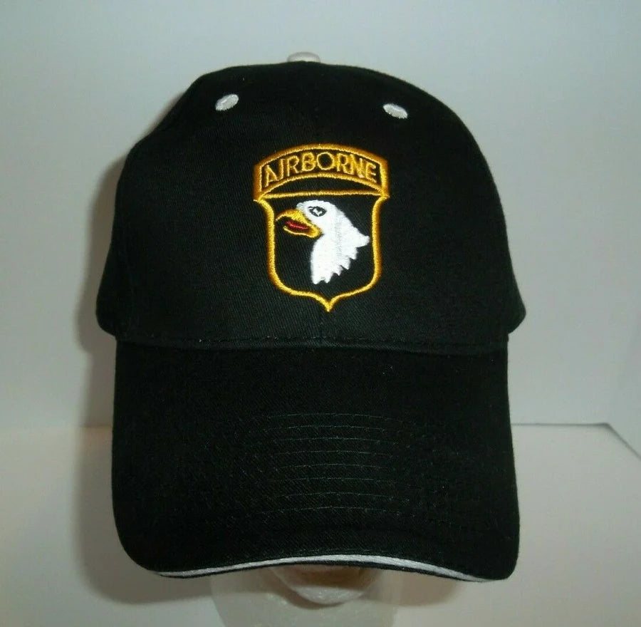 US Air Force Airborne & Eagle aviation embroidery on durable cotton designed cap.
