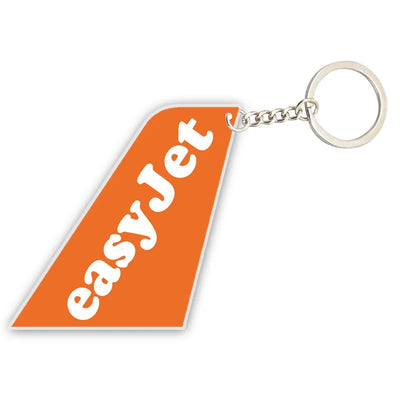 Easy Jet Aviation aviation shaped key chain, durable metal alloy.