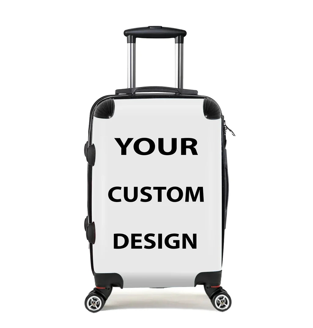 Custom Logo/Design/Image Cabin Size aviation print luggage, durable shell.