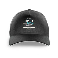 Thumbnail for Pilatus PC-6 Porter design on black printed hat
