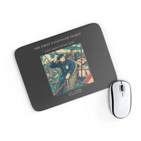 Thumbnail for VINTAGE G4321 - The First Passenger Ticket - Designed Mouse Pads design on black rectangle