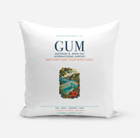 Thumbnail for Antonio B. Won Pat International Airport (GUM) design on white pillow
