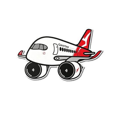 Qantas Airbus A350 aviation design airplane sticker in weather-resistant vinyl.
