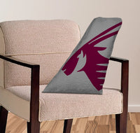 Thumbnail for Qatar Airways aviation design on soft polyester filling aircraft tail pillow.