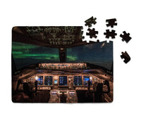 Thumbnail for Boeing 777 Cockpit aviation design puzzle, premium cardboard.