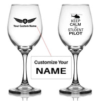 Thumbnail for Customisable Helicopter Wine Glass