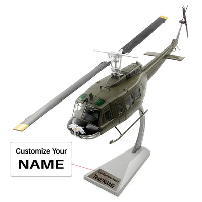 AF1 US Army UH-1H Helicopter 116th Hornet Squadron 674 # Helicopter Model 1/48 Scale aviation themed helicopter model in die.