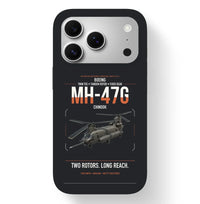 Thumbnail for Boeing MH-47G Chinook design on black magsafe iphone case, for iPhone 17 Pro