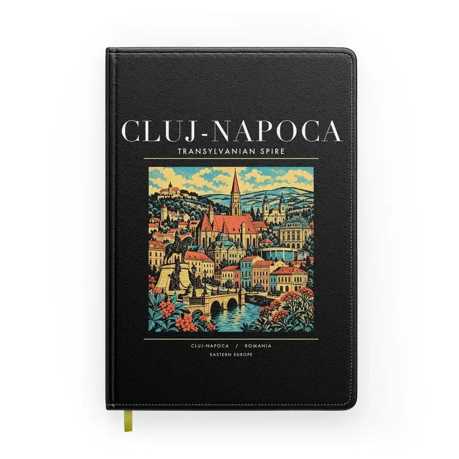 CLUJ-NAPOCA - Poster - Notebook - Black