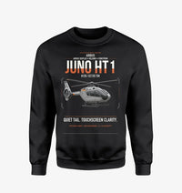 Thumbnail for Airbus H135 Juno HT1 design on black sweatshirt