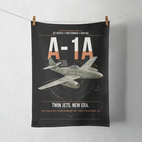 Thumbnail for Messerschmitt Me 262A-1a design on black towel
