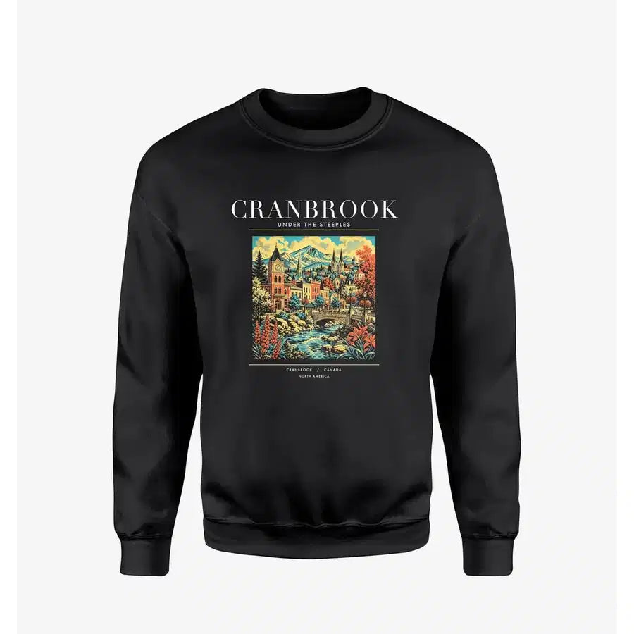 CRANBROOK - Poster - Sweatshirt - Black