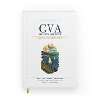 Thumbnail for Geneva Airport (GVA) design on white notebook