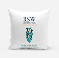 Thumbnail for Southwest Florida International Airport (RSW) design on white pillow