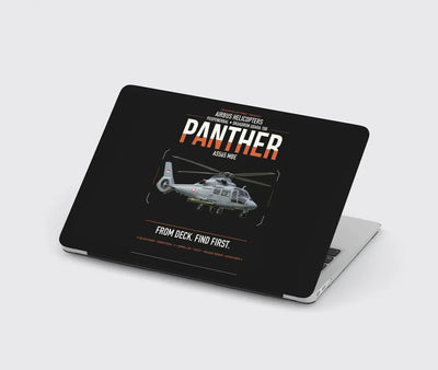 Airbus Helicopters AS565 MBe Panther design on black MacBook case