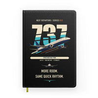 Thumbnail for Boeing 737 MAX 9 design on black notebook
