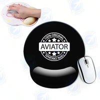Thumbnail for %100 Original aviation design on neoprene with anti-slip base ergonomic mouse pad.