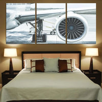Thumbnail for Amazing Aircraft & Engine canvas - 3 Pieces